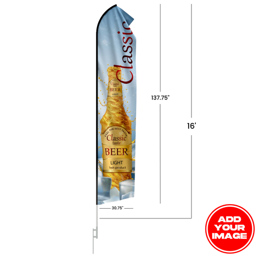 Custom Econo Feather Flag