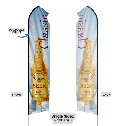 Custom Econo Feather Flag