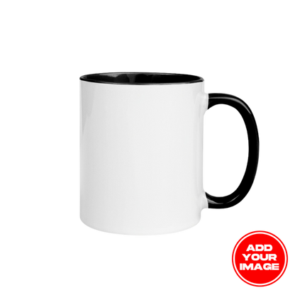 Custom White Ceramic Mug with Color Inside