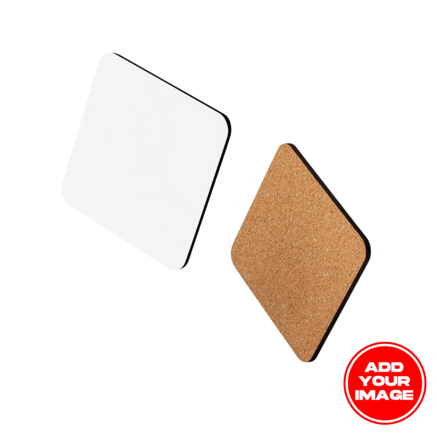 Custom Cork-Back Coaster