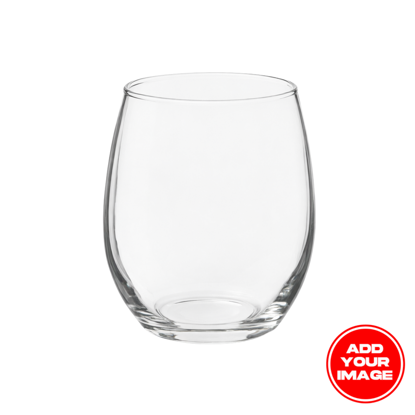 Custom Stemless Wine Glass (15 oz)