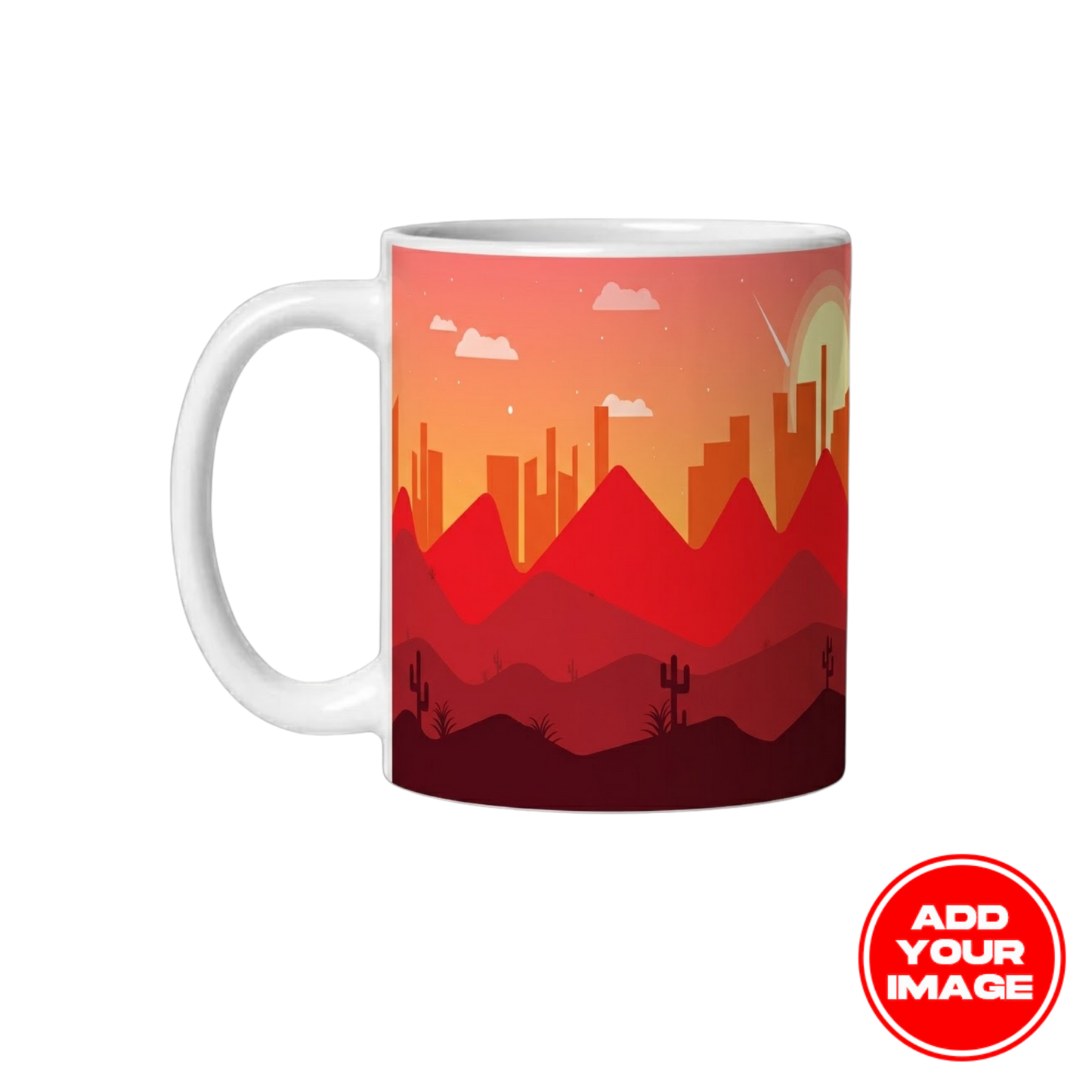 Custom White Glossy Mug