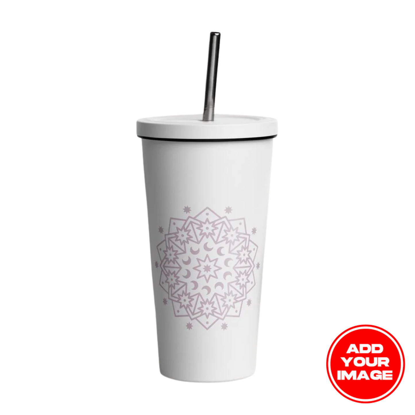Custom Insulated Tumbler with a Straw (20 oz)
