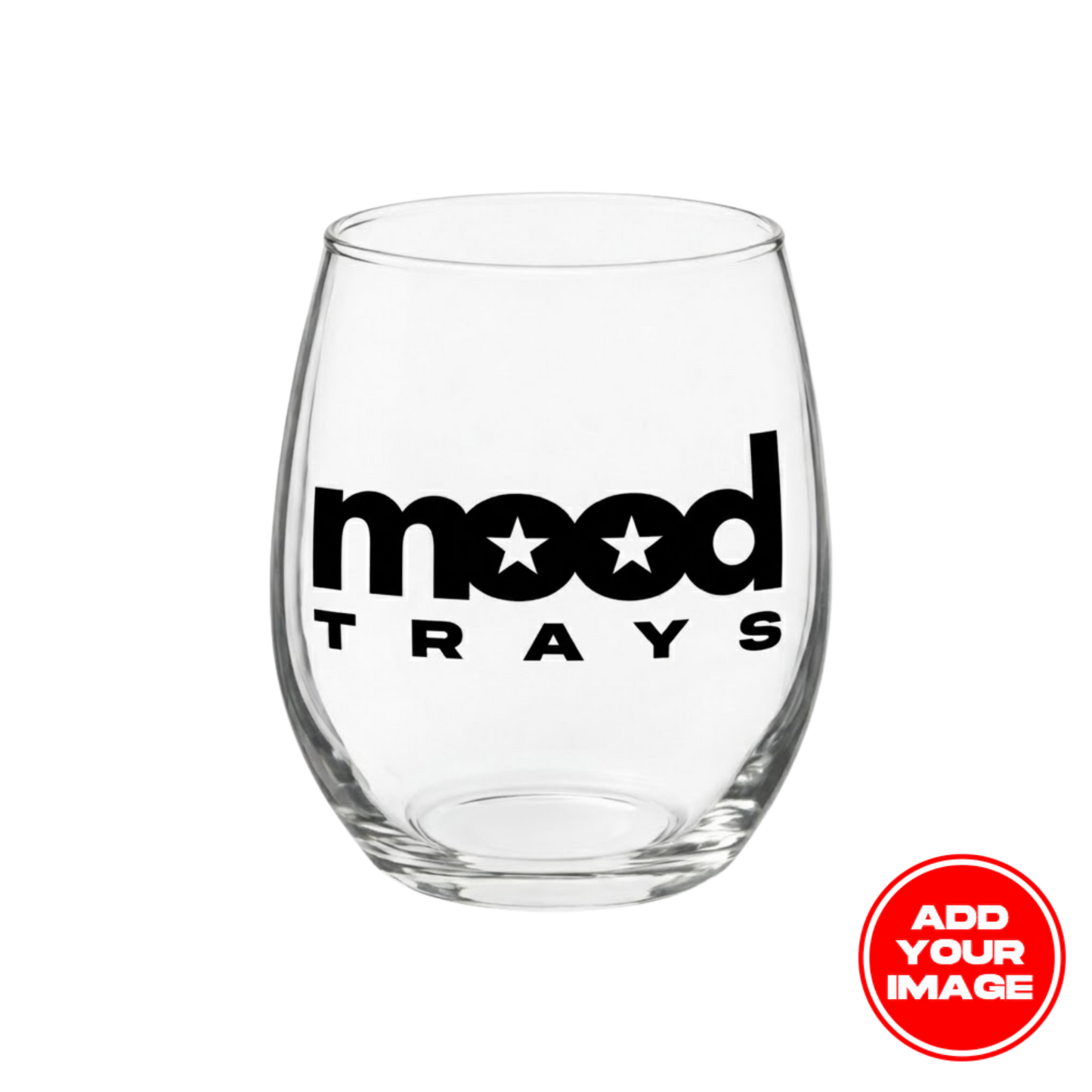 Custom Stemless Wine Glass (15 oz)