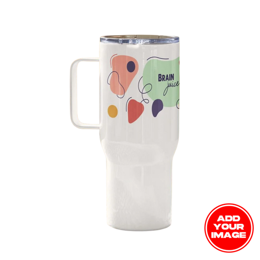 Custom Travel Mug with a Handle
