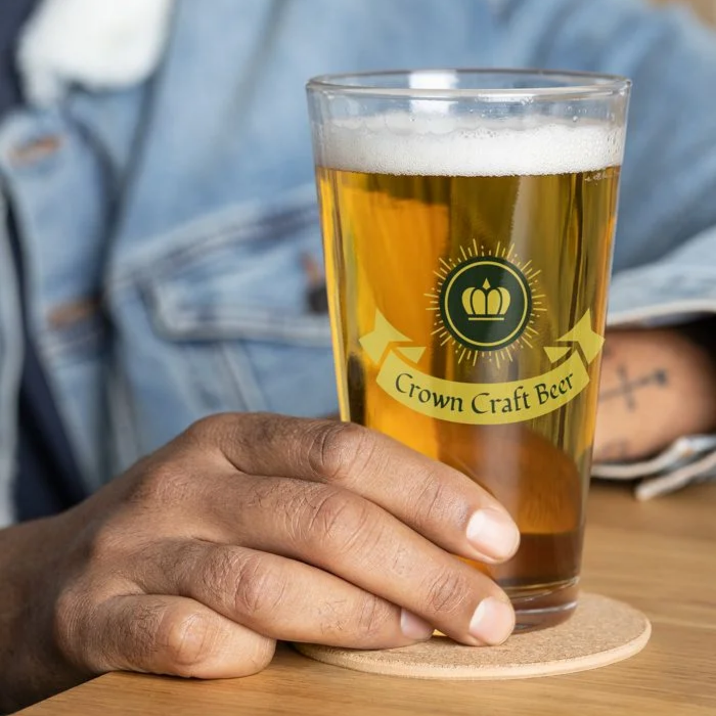 Custom Shaker Pint Glass (16 oz)