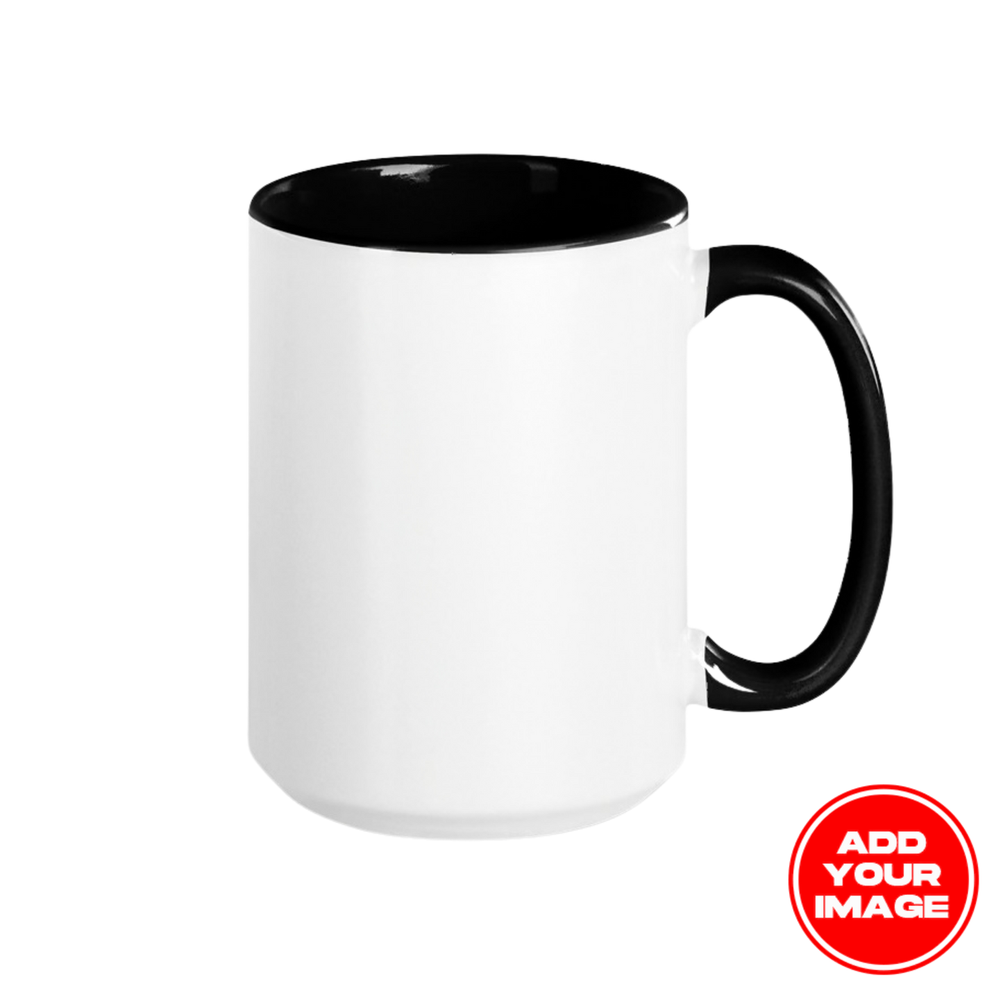 Custom White Ceramic Mug with Color Inside