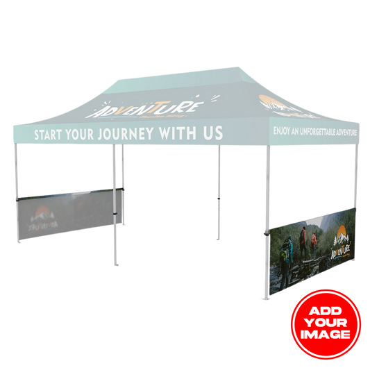 20ft Tent Half Wall
