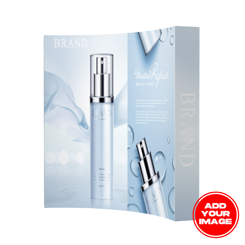 Curved Velcro Fabric Pop Up Display