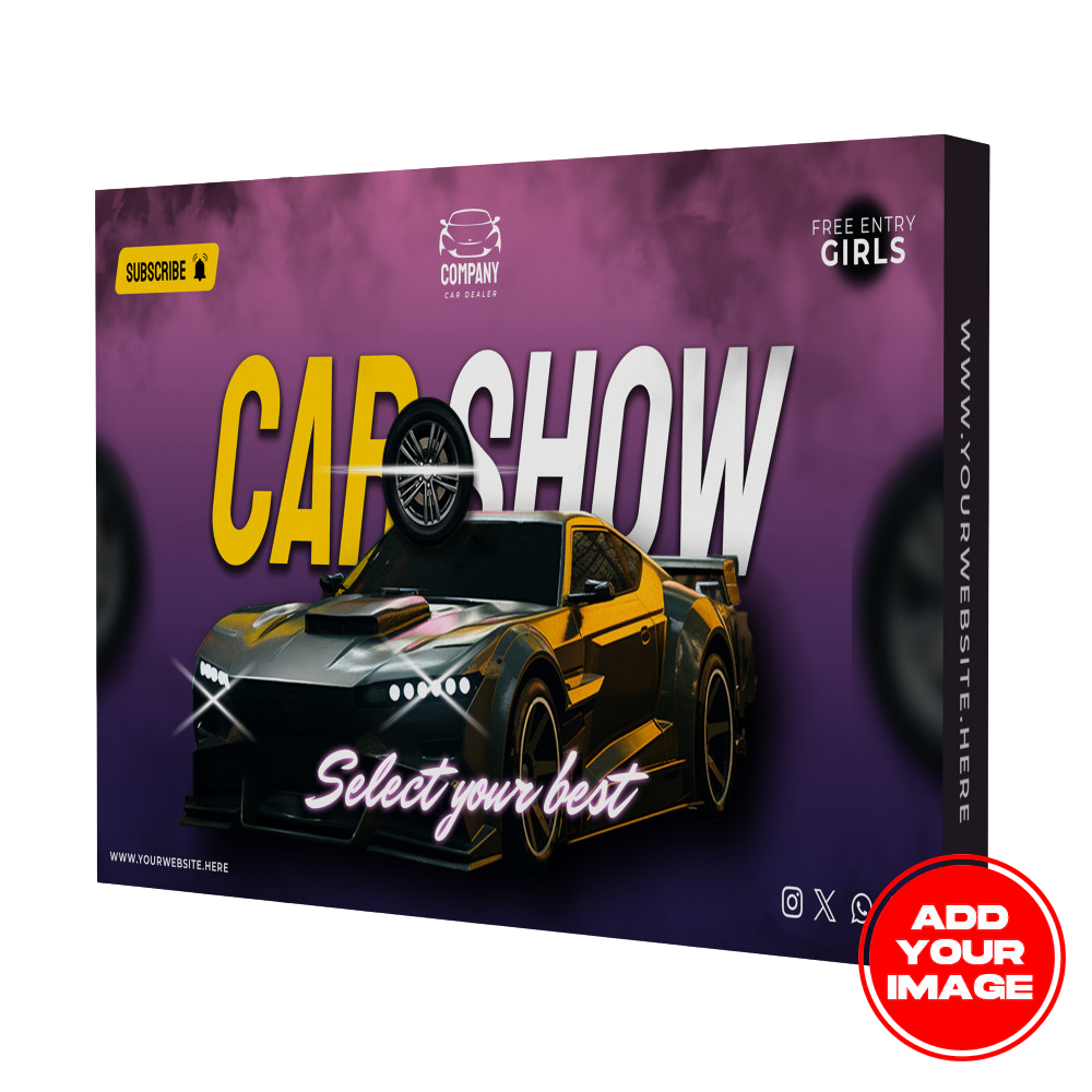 Straight Velcro Fabric Pop Up Display