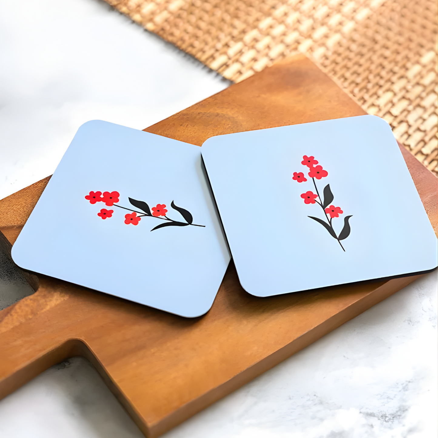 Custom Cork-Back Coaster