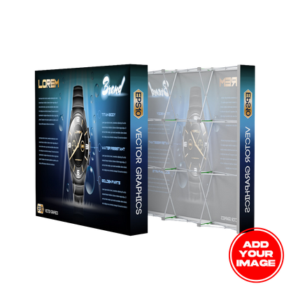 Straight Velcro Fabric Pop Up Display