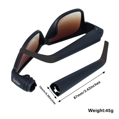Secret "Stash Metas" Sunglasses (Black)