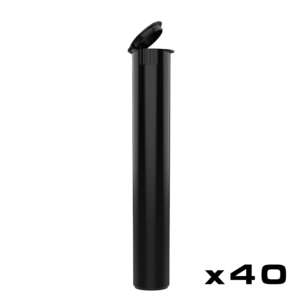 Black Pop Tube 116mm (Compatible with Tube Dispenser)