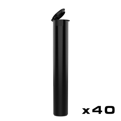 Black Pop Tube 116mm (Compatible with Tube Dispenser)