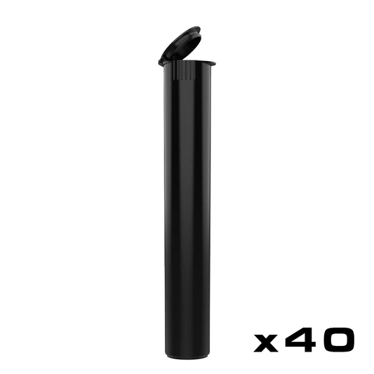 Black Pop Tube 116mm (Compatible with Tube Dispenser)