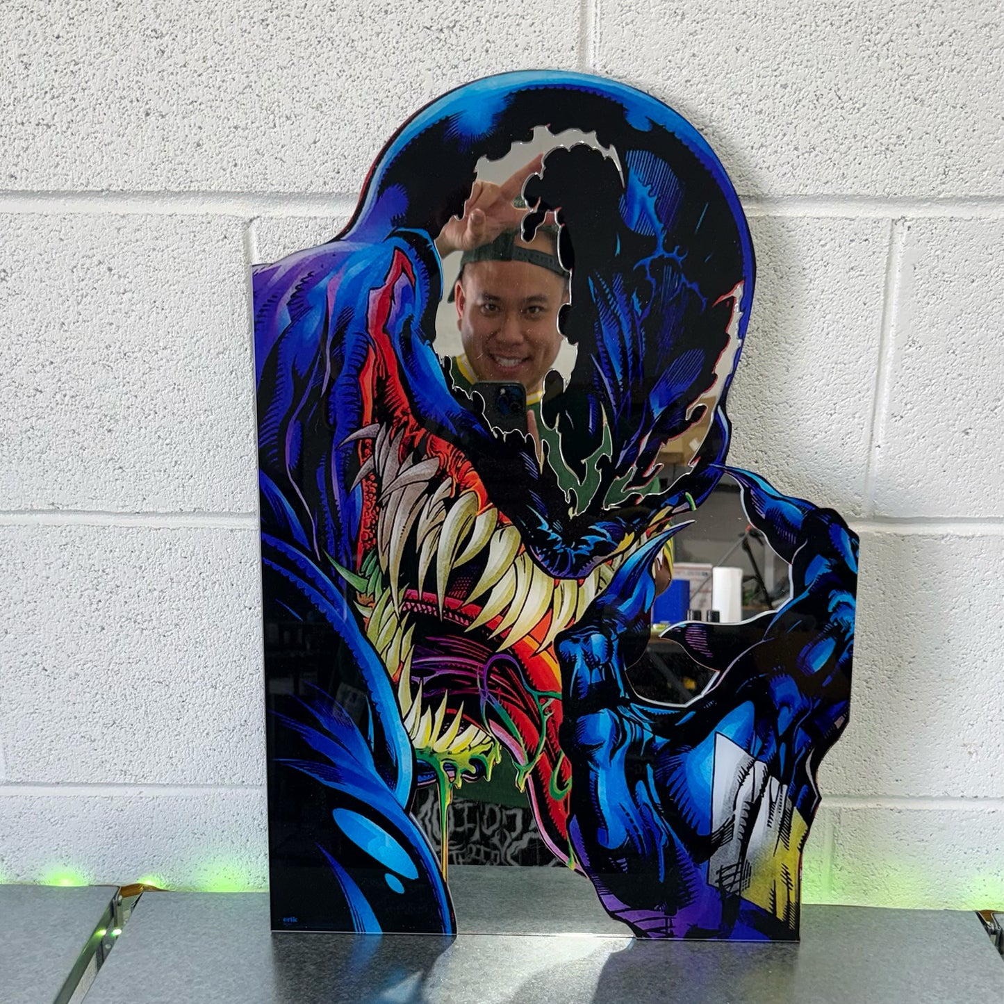 Dark Web Man Mirror 22"