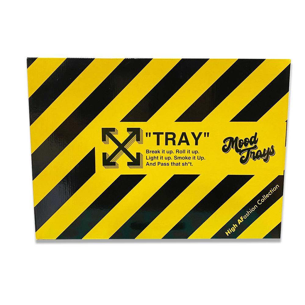 
                  
                    MOODTRAYS ™ AWF WYTE OFF WHITE Rolling "TRAY" LED Rolling Glow Tray (Yellow) - MoodTrays
                  
                