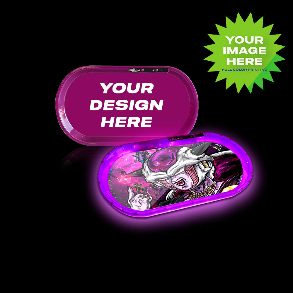 
                  
                    (12 PACK) MOODTRAYS ™ Create Your Own Bluetooth Audio LED Rolling Mood Tray - Design Your Own Custom Glow Tray with Speaker
                  
                