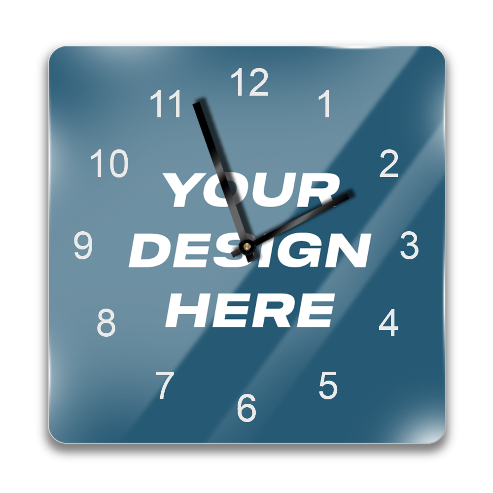 12 PACK) MOODTRAYS ™ Create Your Own Round/Square Wall Clock Art