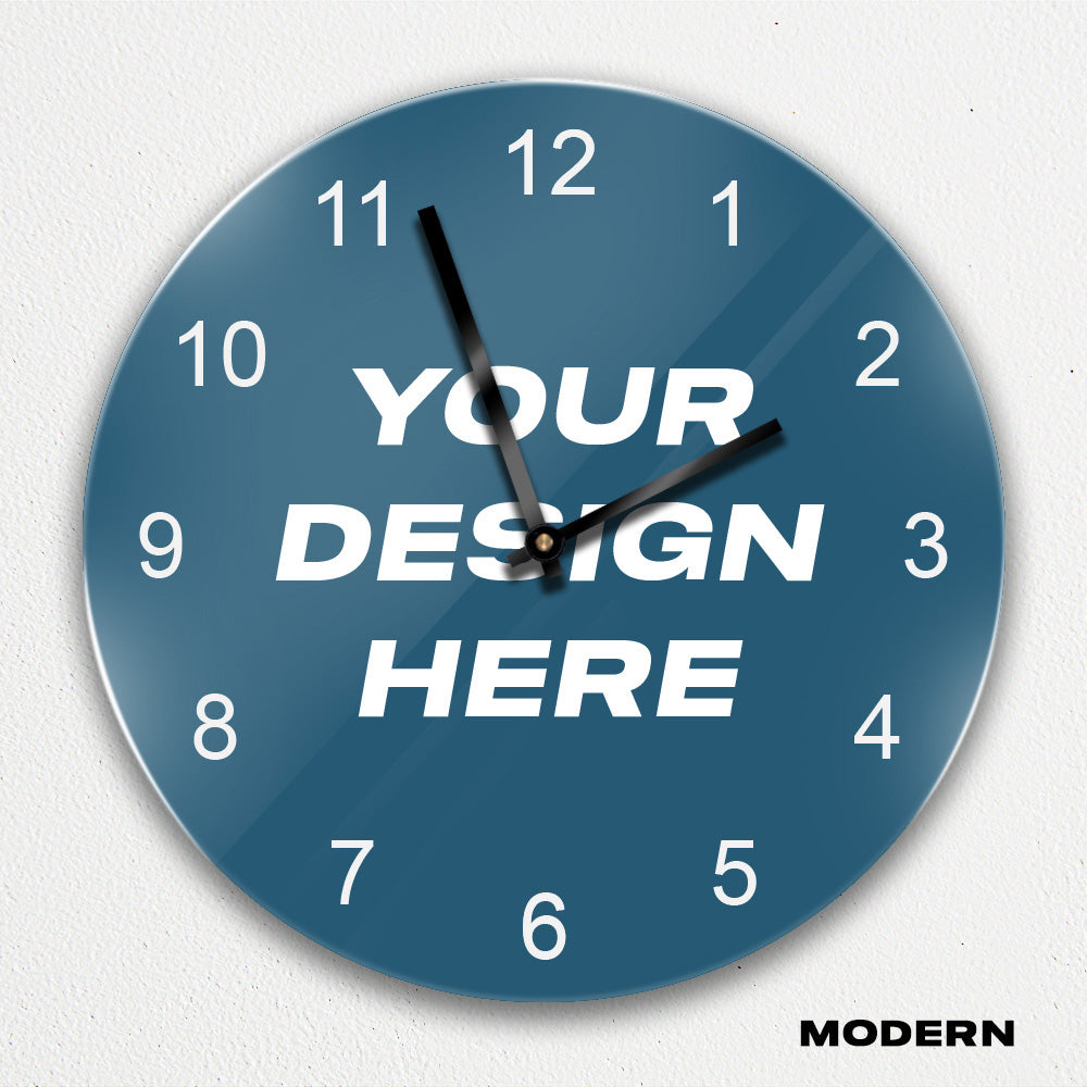 
                  
                    MOODTRAYS ™ Create Your Own Round Wall Clock Art - Custom Round Clock
                  
                