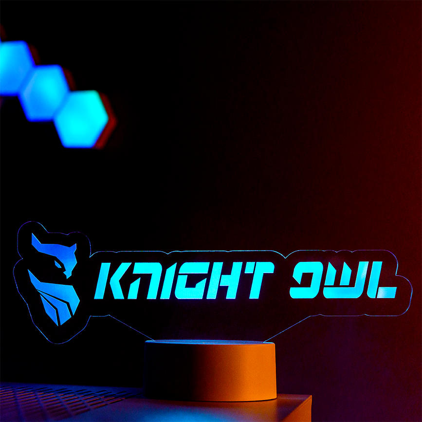 MOODTRAYS ™ Create Your Own LED Light Base & Custom Laser-Etched Acrylic Sign with Logo/Art