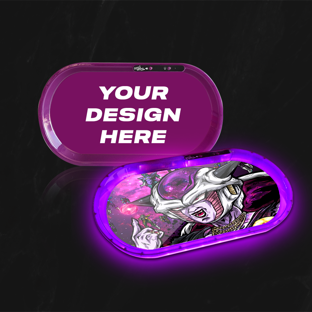 Custom Bluetooth Audio Speaker LED Rolling Tray Create Your Own Glow