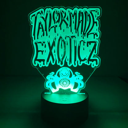 MOODTRAYS ™ Create Your Own LED Light Base & Custom Laser-Etched Acrylic Sign with Logo/Art
