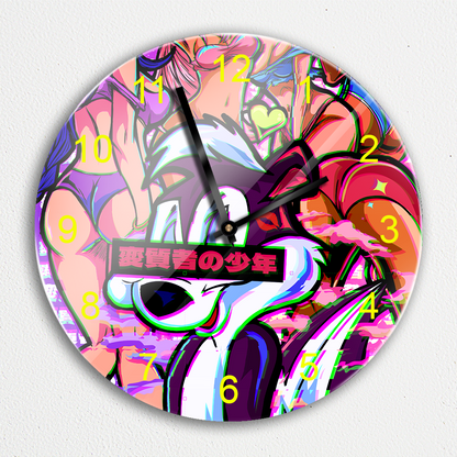 MOODTRAYS ™ Create Your Own Round Wall Clock Art - Custom Round Clock