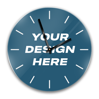 (12 PACK) Custom Plexi Glass Wall Clock