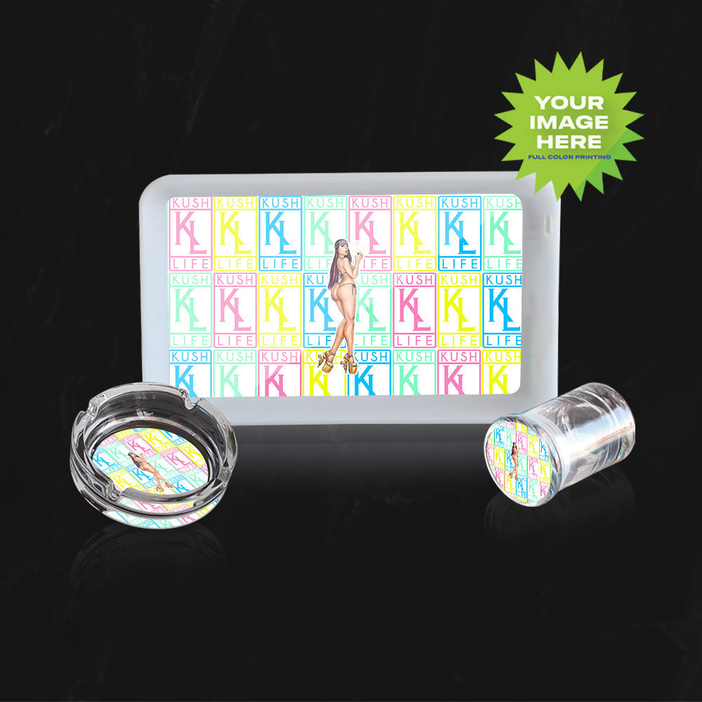 
                  
                    MOODTRAYS ™ Create Your Own LED Rolling Mood Tray Set with Ash Tray and Jar (BUNDLE)
                  
                