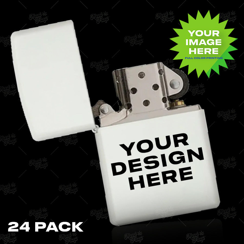 
                  
                    (24 PACK) MOODTRAYS ™ Create Your Own Personalized Zippo Lighter - Customized Zippos
                  
                
